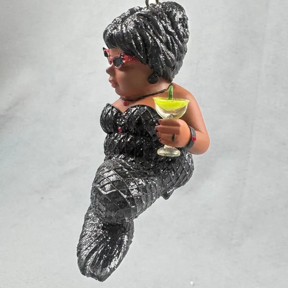 December Diamonds Margarita Cocoa Mermaid Ornament 2008 Hard to Find 55-90416